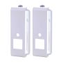 Set van twee witte muurbeugels voor Sonos Play:1