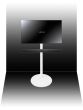 Witte tv standaard voor Denon HEOS Home Cinema Soundbar extra aanzicht 2