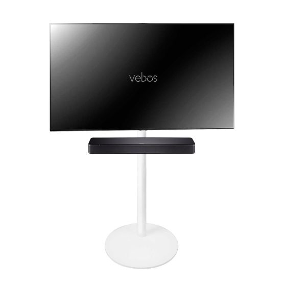 Witte tv standaard met Bose TV Speaker